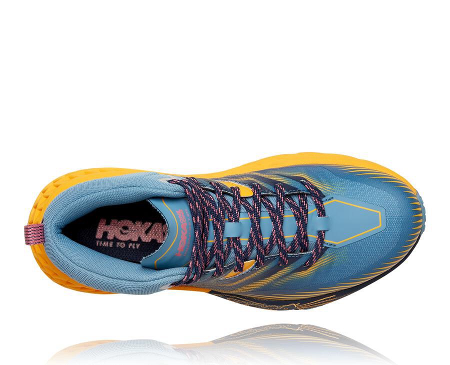 Hoka One One Trailove Tenisky Damske Modre - Speedgoat Mid GORE-TEX 2 - 71834-CXEU